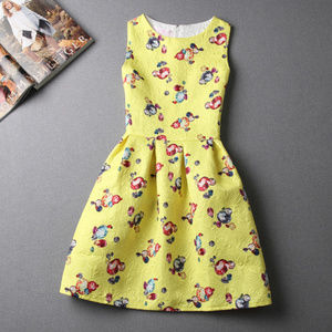 summer women's temperament Slim Diamond print prin